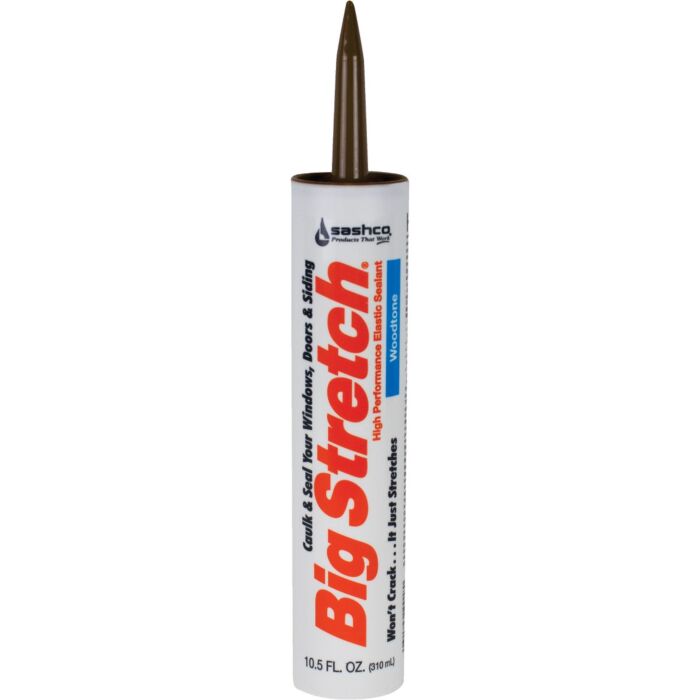Sashco Big Stretch Acrylic Elastomeric Caulk (Woodtone) 10.5 oz