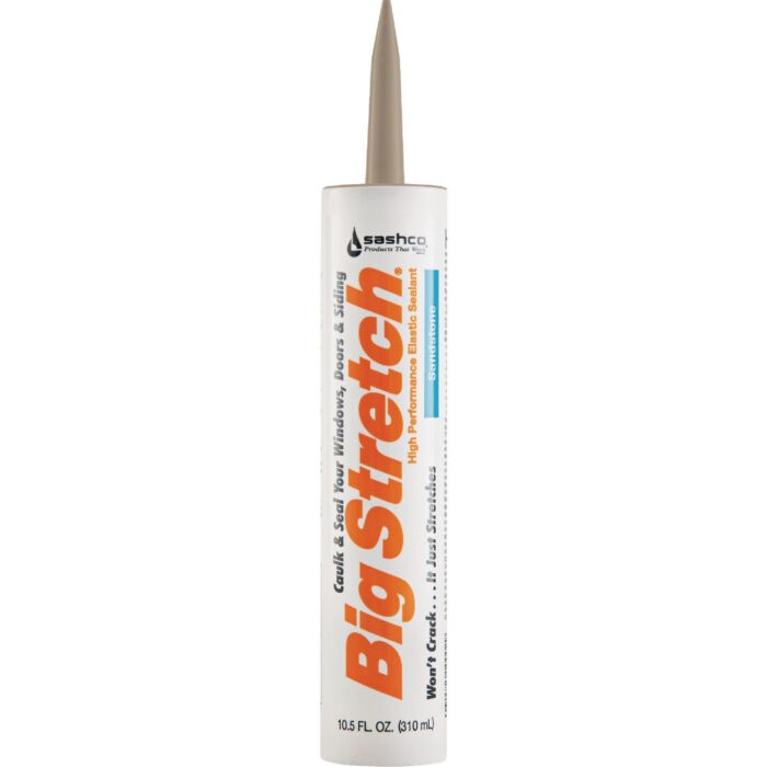 Sashco Big Stretch Acrylic Elastomeric Caulk (Sandstone) 10.5 oz