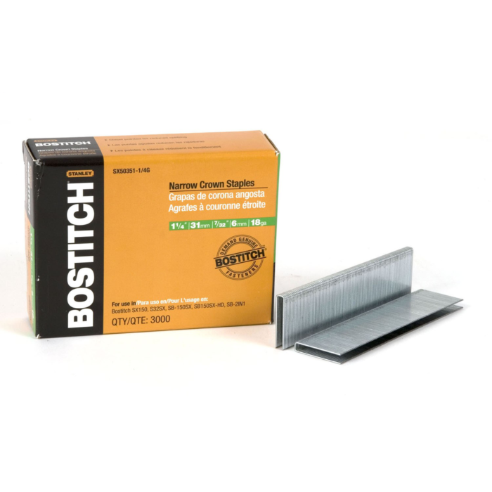 Bostitch 1-1/4-Inch Staple, 3000-Count
