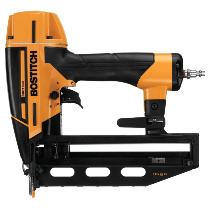 Bostitch Finish Nailer Kit, 16 Gauge, Smart Point, Pneumatic
