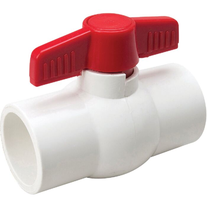 Boshart Industries 1-1/2" SLIP PVC BALL VALVE EPDM SEAT - EPDM STEM O-RING