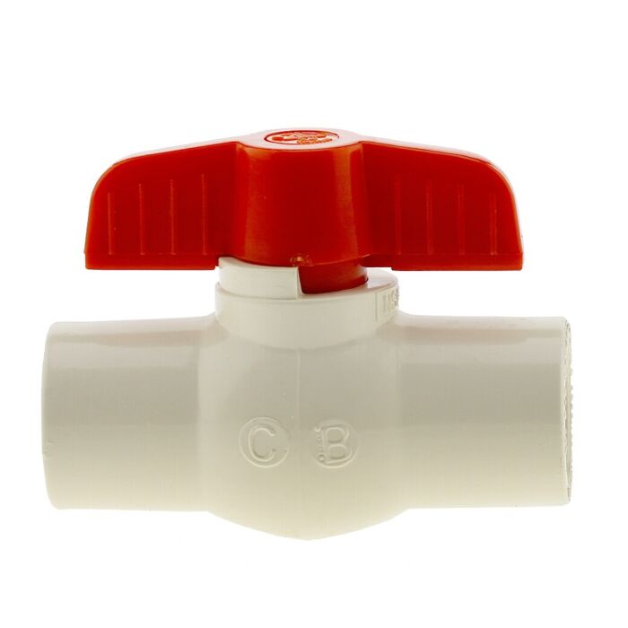 Boshart Industries 1/2" CTS SOCKET CPVC BALL V. PTFE SEAT - EPDM STEM O-RING