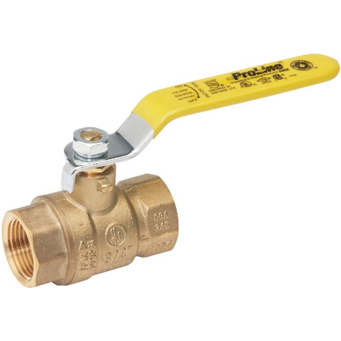 ProLine Series ProLine 1 In. FIP x 1 In. FIP Brass Ball Valve