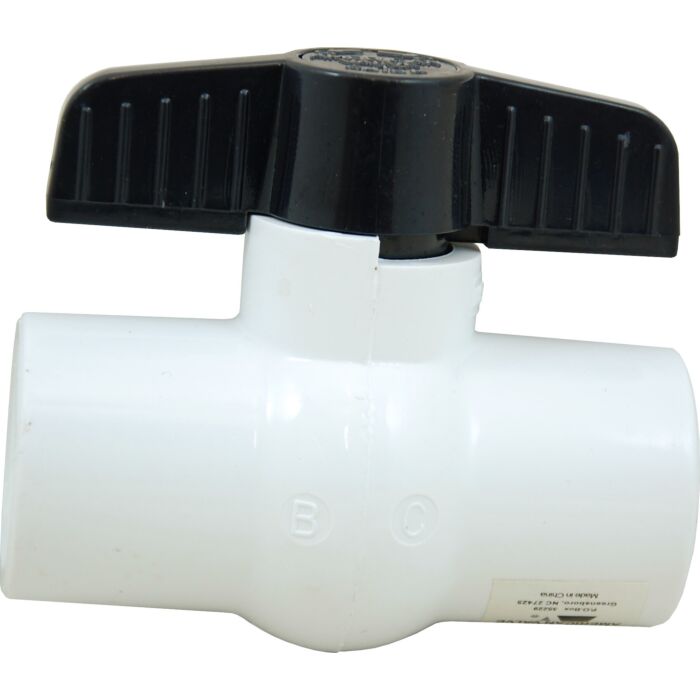 Boshart Industries 1" SLIP PVC BALL VALVE EPDM SEAT - EPDM STEM O-RING
