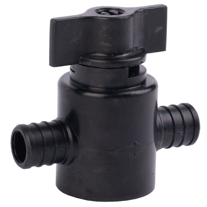 Flair-It 3/4 x 3/4 in PEX Ecopoly Straight Stop Valve