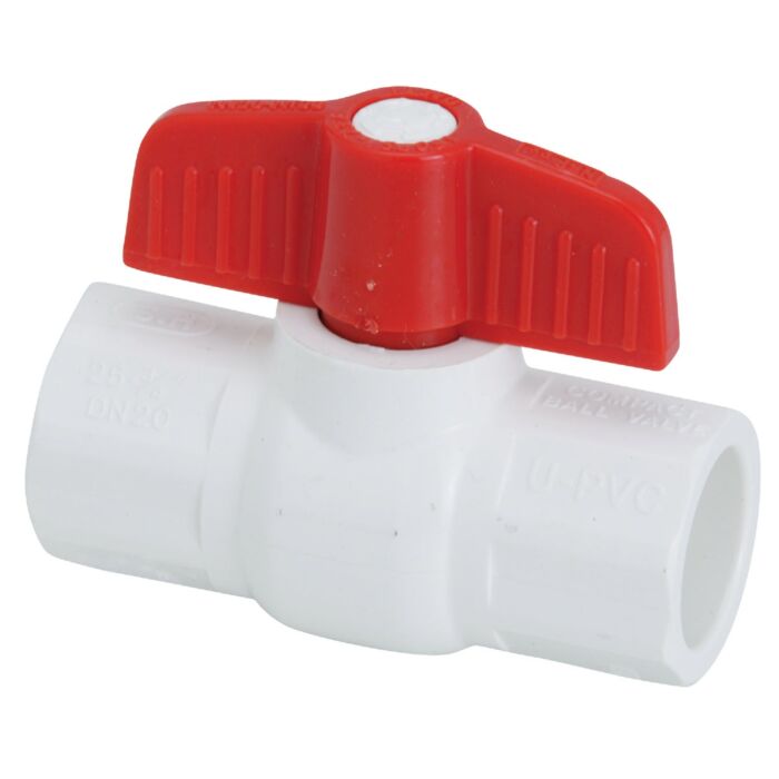 Boshart Industries 3/4" SLIP PVC BALL VALVE EPDM SEAT - EPDM STEM O-RING