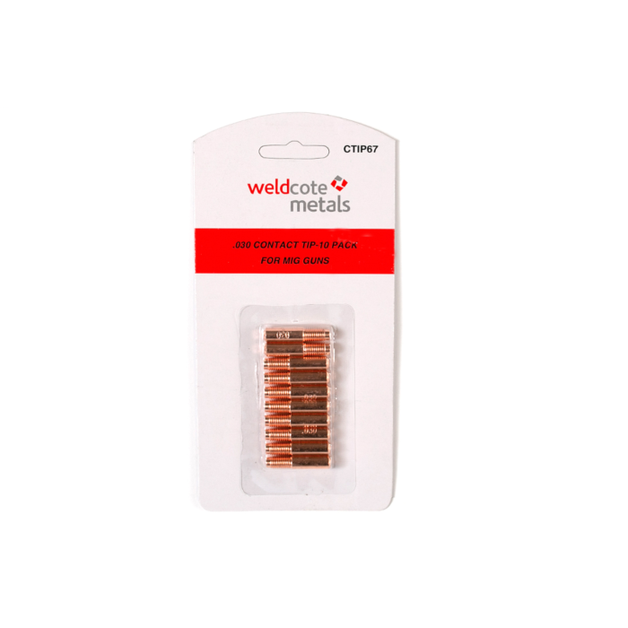 Miller Contact Tip .030 For Mig Gun 10 Pack