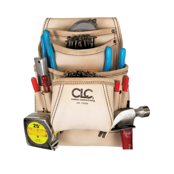 CLC 10 Pocket Carpenter's Nail & Tool Bag