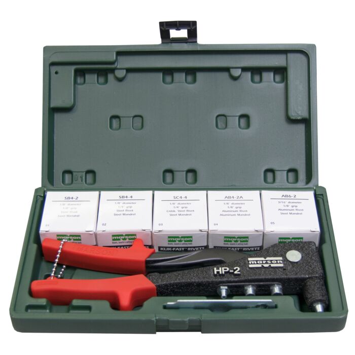 Marson Carbon Steel Handle Aluminum Alloy Rivet Tool Kit