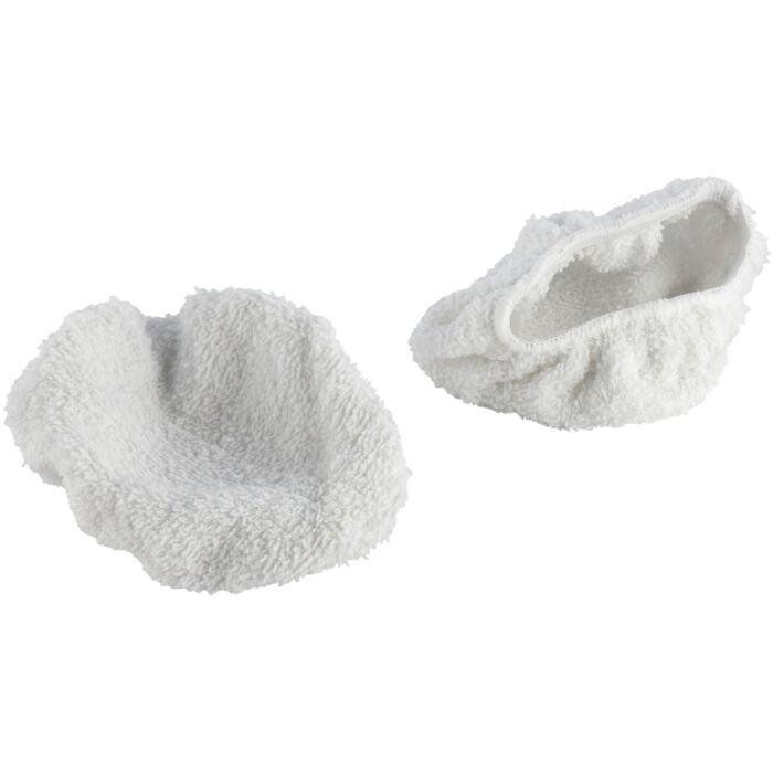 Auto Spa Washable Cotton Polishing Bonnet (2pk) 5 in. to 6 in.