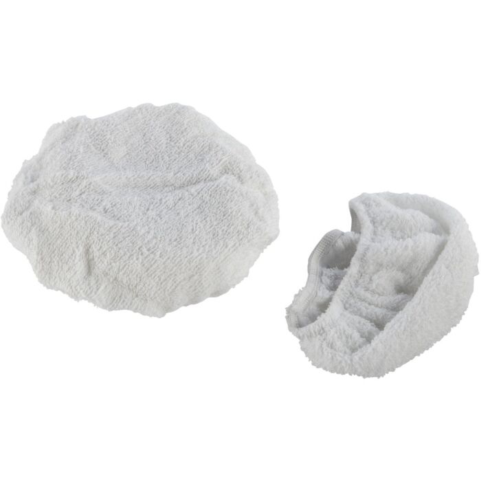 Auto Spa Washable Cotton Polishing Bonnet (2pk) 7 in. to 8 in.