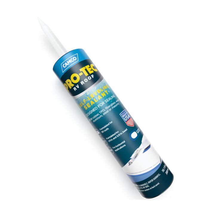 Camco Manufacturing Pro-Tec White RV Roof Self-Leveling Sealant
