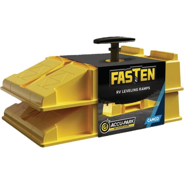 Camco Manufacturing Camco FasTen Premium RV Leveling Trailer Ramps (2-Pack)