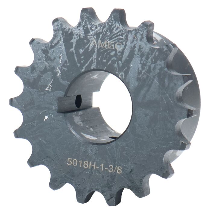 Amec Double Chain Coupler Sprocket for #50-2 Chain with 1-3/8" Shaft
