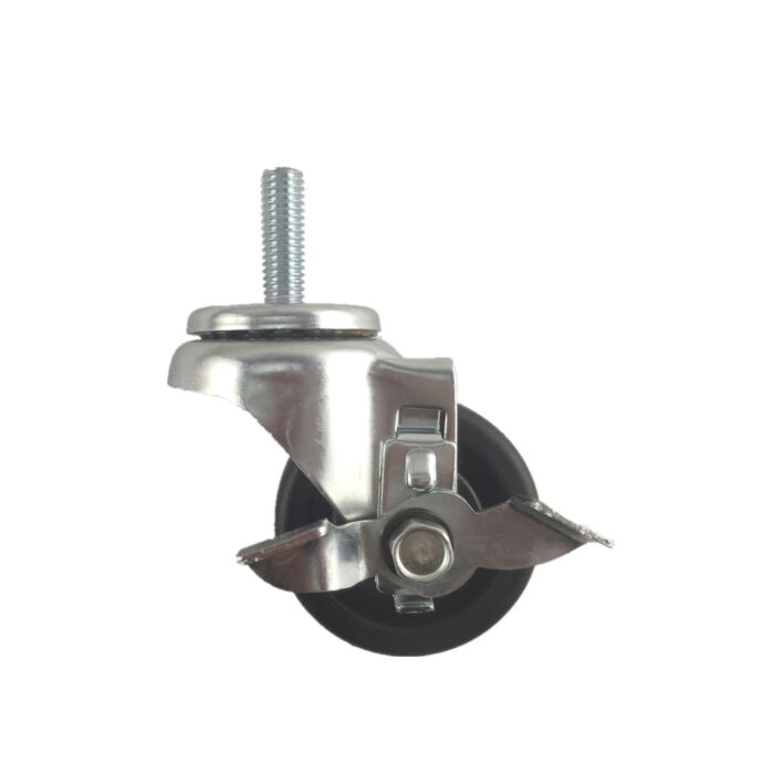 World Casters & Equipment Manufacturing 300 lb 3 in Polyolefin Swivel Caster