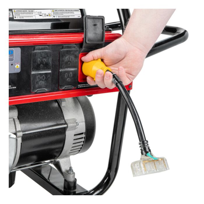 Camco Manufacturing Camco Power Grip 30-Amp 4-Prong Heavy-Duty Locking Generator Adapter
