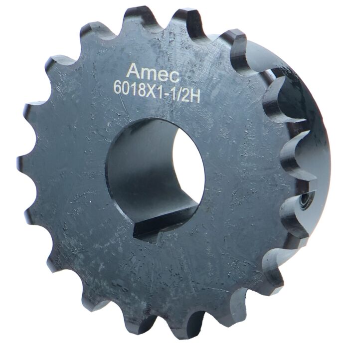 Amec Double Chain Coupler Sprocket for #60-2 Chain with 1-1/2" Shaft