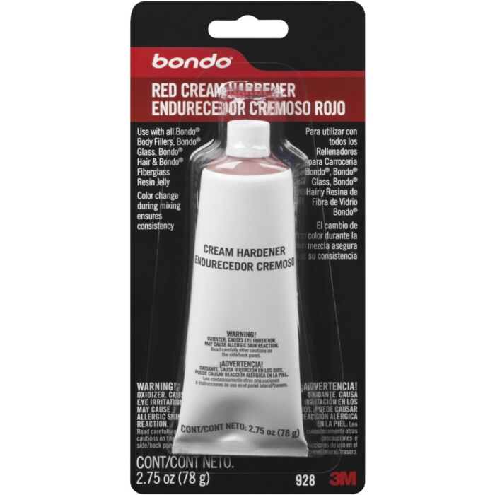 Bondo Body Filler Cream Hardener, Blue 2.75oz