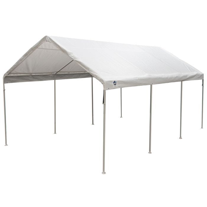 ★YU-122★ King Canopy Universal 8-Leg Canopy (White) 12 x 20 ft