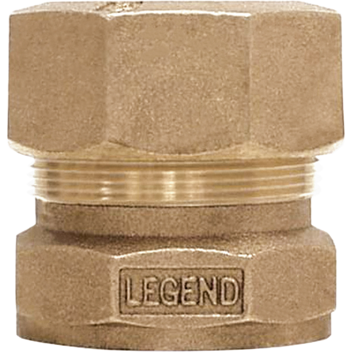 Legend Valve 3/4 in. Water Service CTS Ring Compression x FNPT Adapter (Bronze)