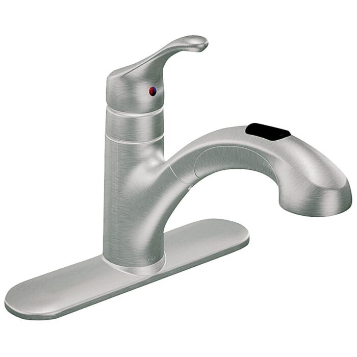 Moen Renzo Spot Resist Stainless One-Handle Pullout Kitchen Faucet