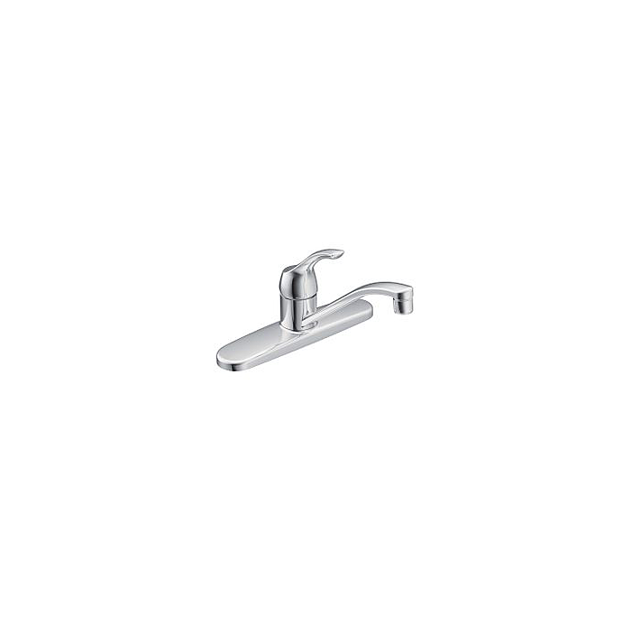 Moen CA87526 Chrome One-Handle Low Arc Kitchen Faucet