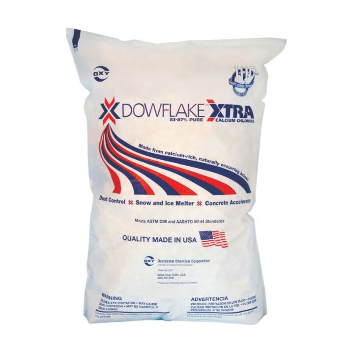 DOWFLAKE® Xtra 83-87% Calcium Chloride Flakes - 50 lb