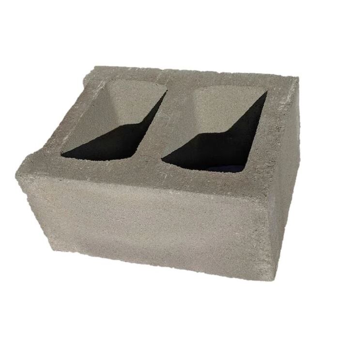 8 in x 12 in x 16 in Rectangular Hollow Concrete Block