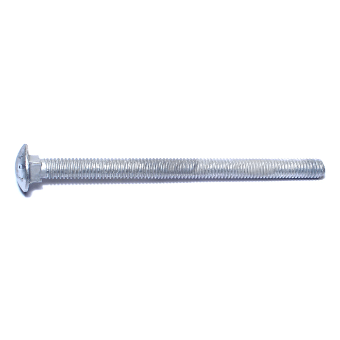 3/8"-16 x 5-1/2" Carriage Bolt, Coarse Thread, Galvanized 