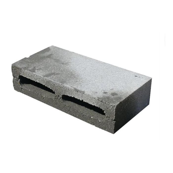 8 in x 4 in x 16 in Rectangular Hollow Concrete Block