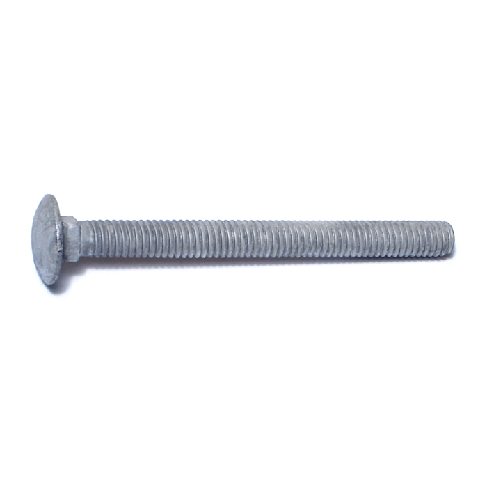5/16"-18 x 5-1/2" Carriage Bolt, Coarse Thread, Galvanized 