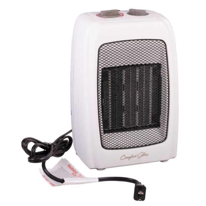 Comfort Glow Ceramic Compact Electric Heater - 1500W