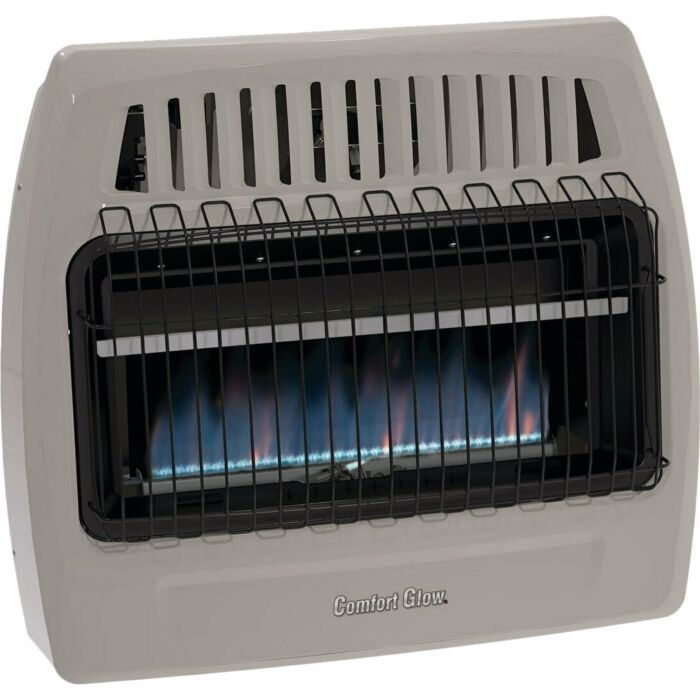 Comfort Glow Vent-Free Blue Flame Natural Gas/LP Wall Heater - 30,000 BTU