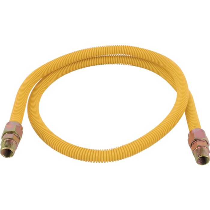 EASTMAN Coated SS Gas Connector (MxM) 5/8 in. OD x 60 in.
