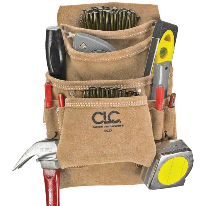 CLC 10 Pocket Carpenter's Nail & Tool Bag