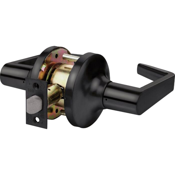 Tell Commercial Cortland Passage Lever (Matte Black)