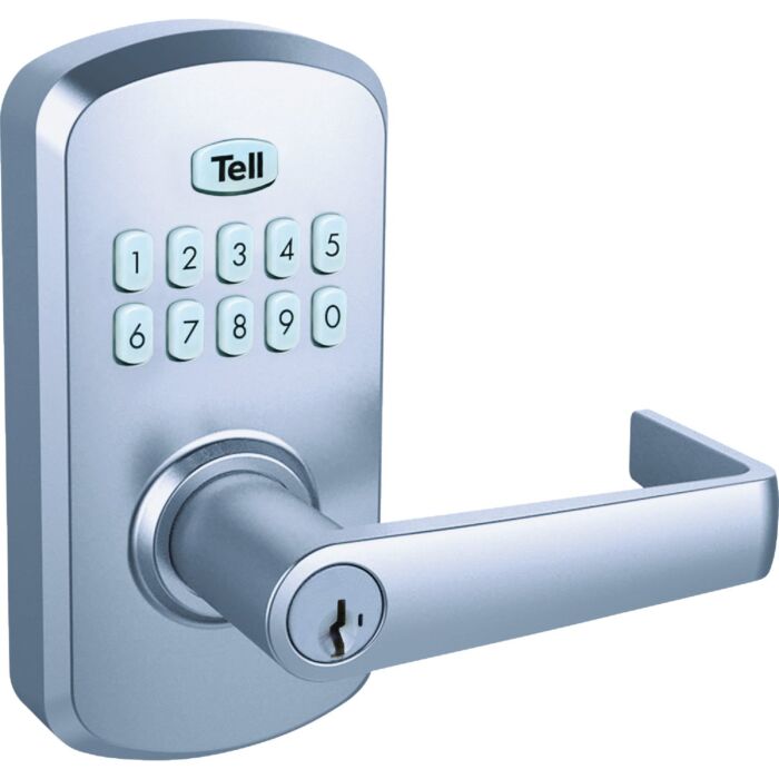 Tell Cortland Electronic Keypad Lock (Satin Chrome)