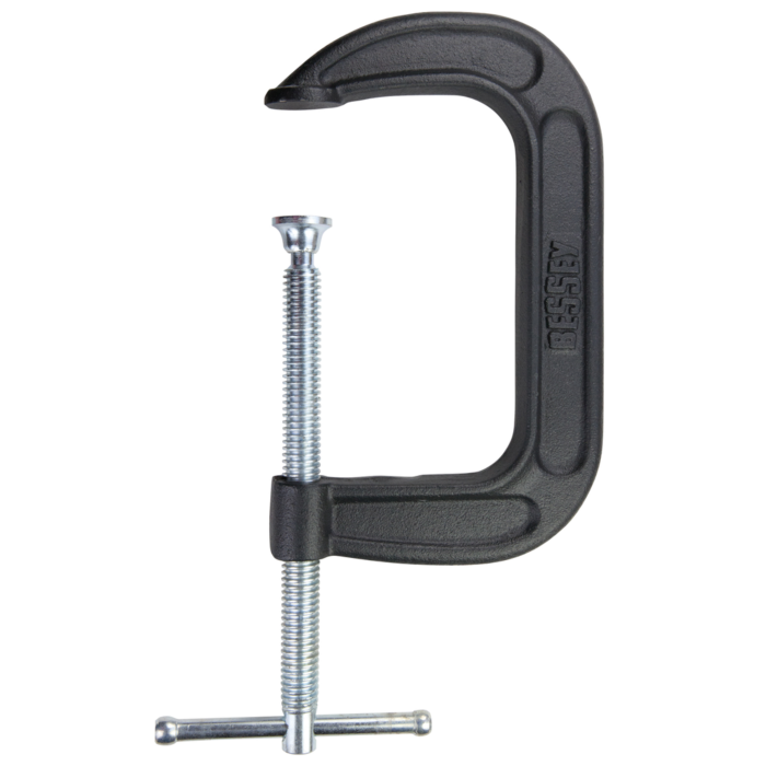 Bessey Tools Drop Forged C-clamp 5 Inch Capacity, 3 Inch Throat