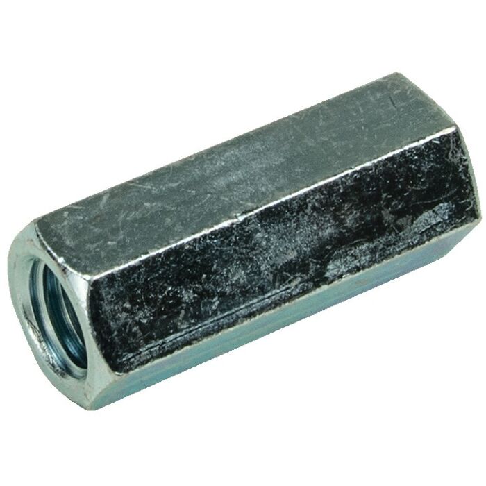 Coupling Nut (Zinc) 1/2"-13 x 1-3/4 in.