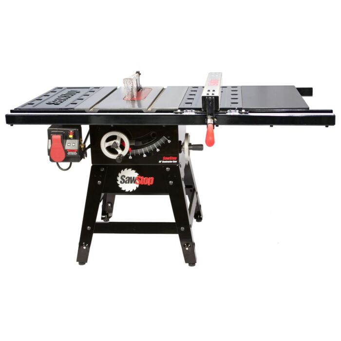 SawStop ASSEMBLY: 1.75HP Contractor Saw with 30” Premium fence system, fence & rail kit