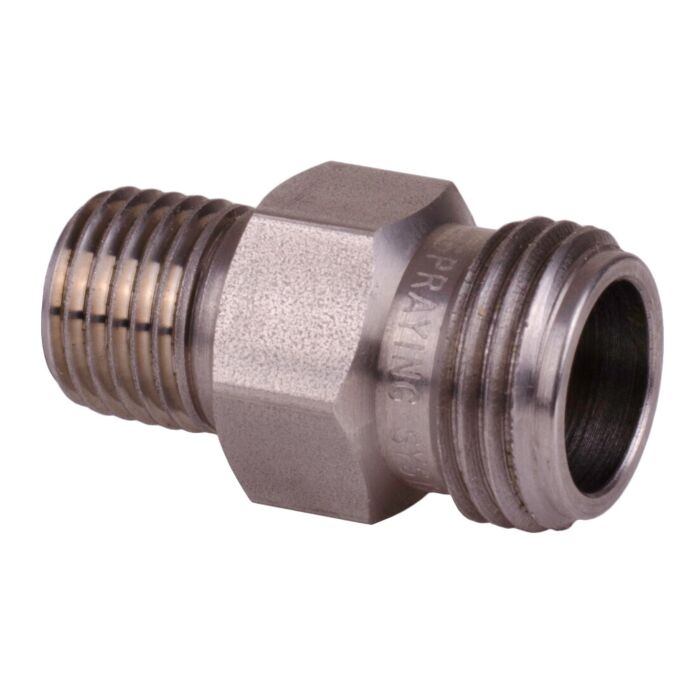 TeeJet Type-TT 1/4" Male NPT Stainless Steel Inlet Nozzle Body