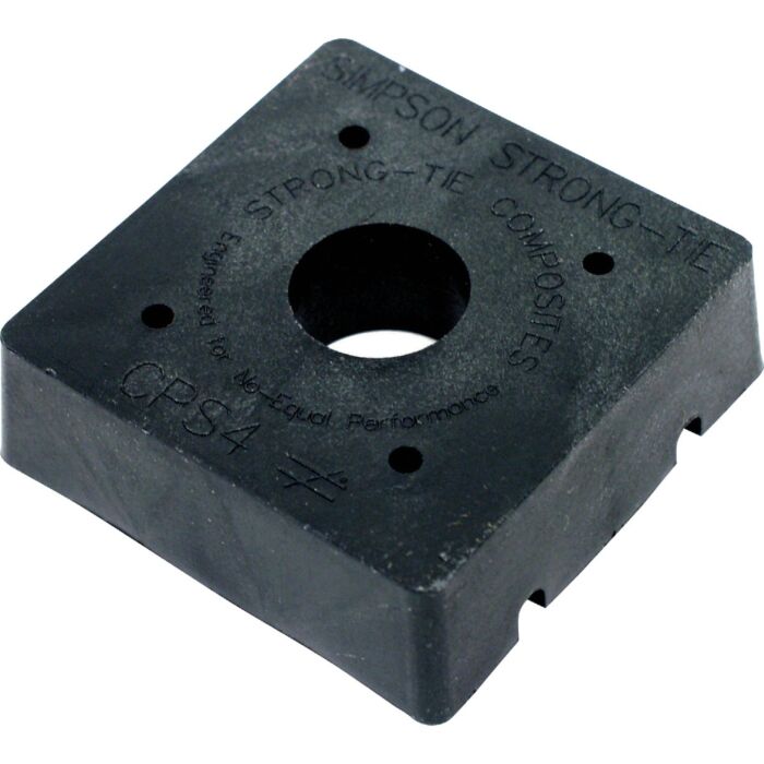 Simpson Strong-Tie Composite-Plastic Standoff Post Base for 4x4