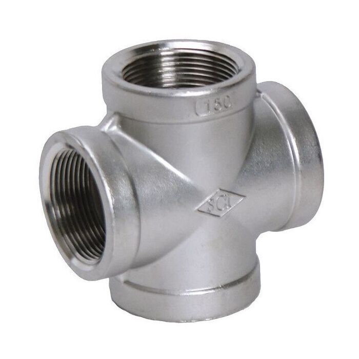 Trenton Cross 1/2 x 1/2 x 1/2 in FNPT Heavy Pattern Pipe Cross