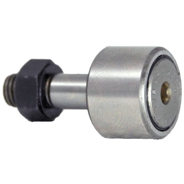 Accurate Bearing Company Cam Follower, Slot Head, 0.75" Roller Dia., 1/2" Roller Width