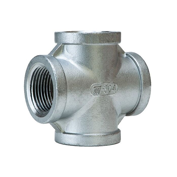 Trenton Cross 3/8 x 3/8 x 3/8 in FNPT Heavy Pattern Pipe Cross