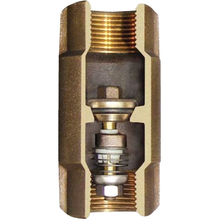 Merrill Simmons 1-1/4 In. Silicon Bronze Lead Free Check Valve