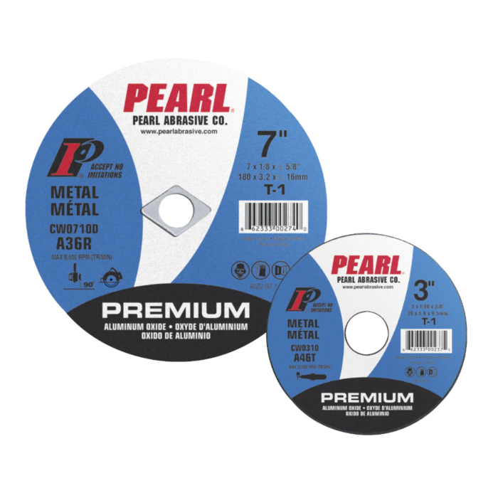 Pearl Abrasives 2 x 1/16 x 3/8 Premium AO Small Diameter Cut-Off Wheels, A54T