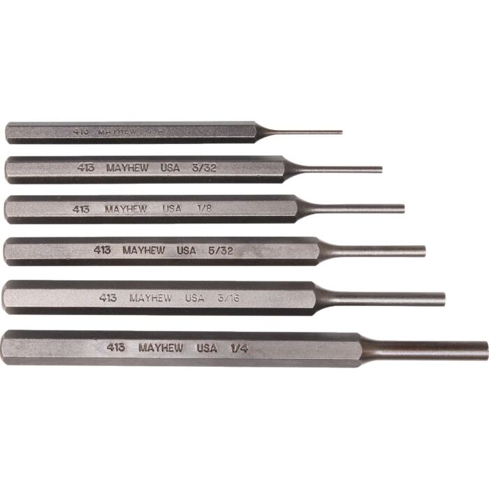 Dasco Mayhew Tools Pin Punch Set (6-Piece)