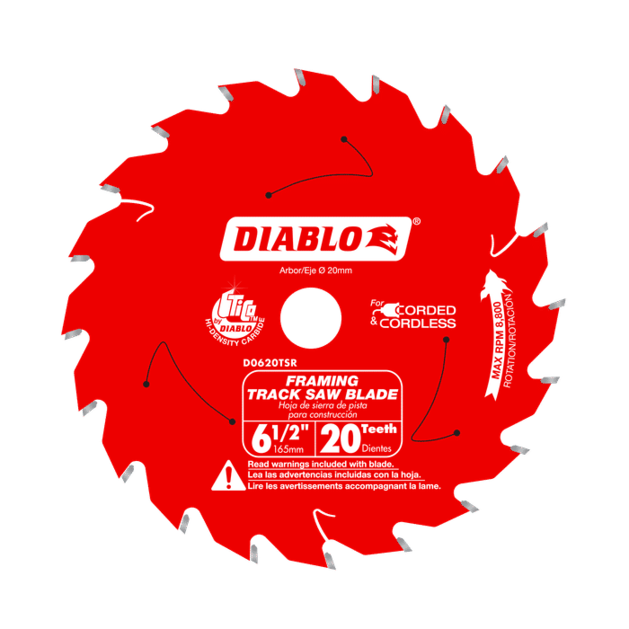 Diablo Tools Diablo 6-1/2 20T Track Saw Blade