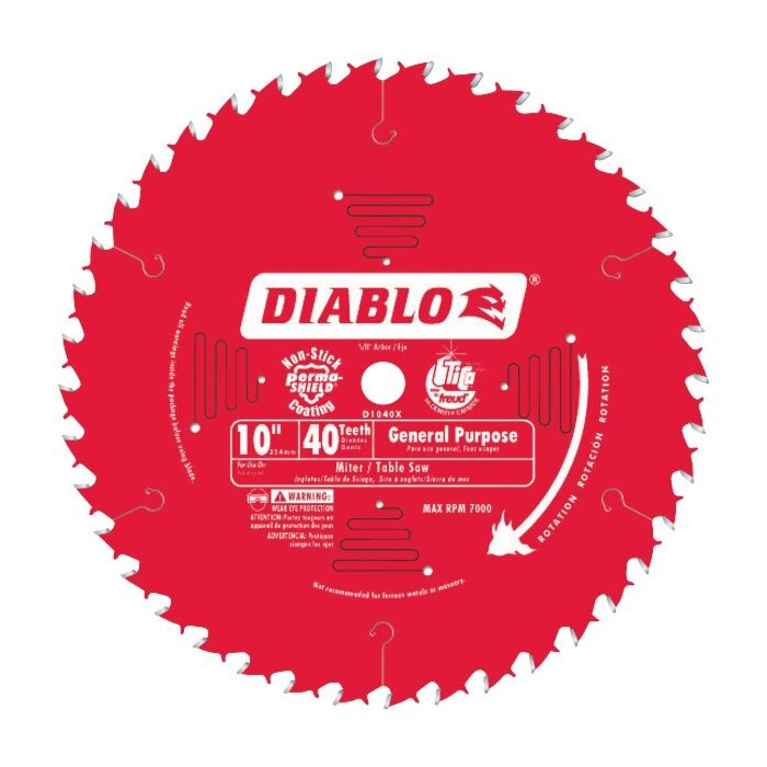 Diablo Tools 10 in. x 40 Tooth General Purpose Saw Blade